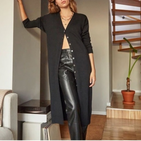 Wilfred Black Long Sleeve Dress - Picture 4 of 14